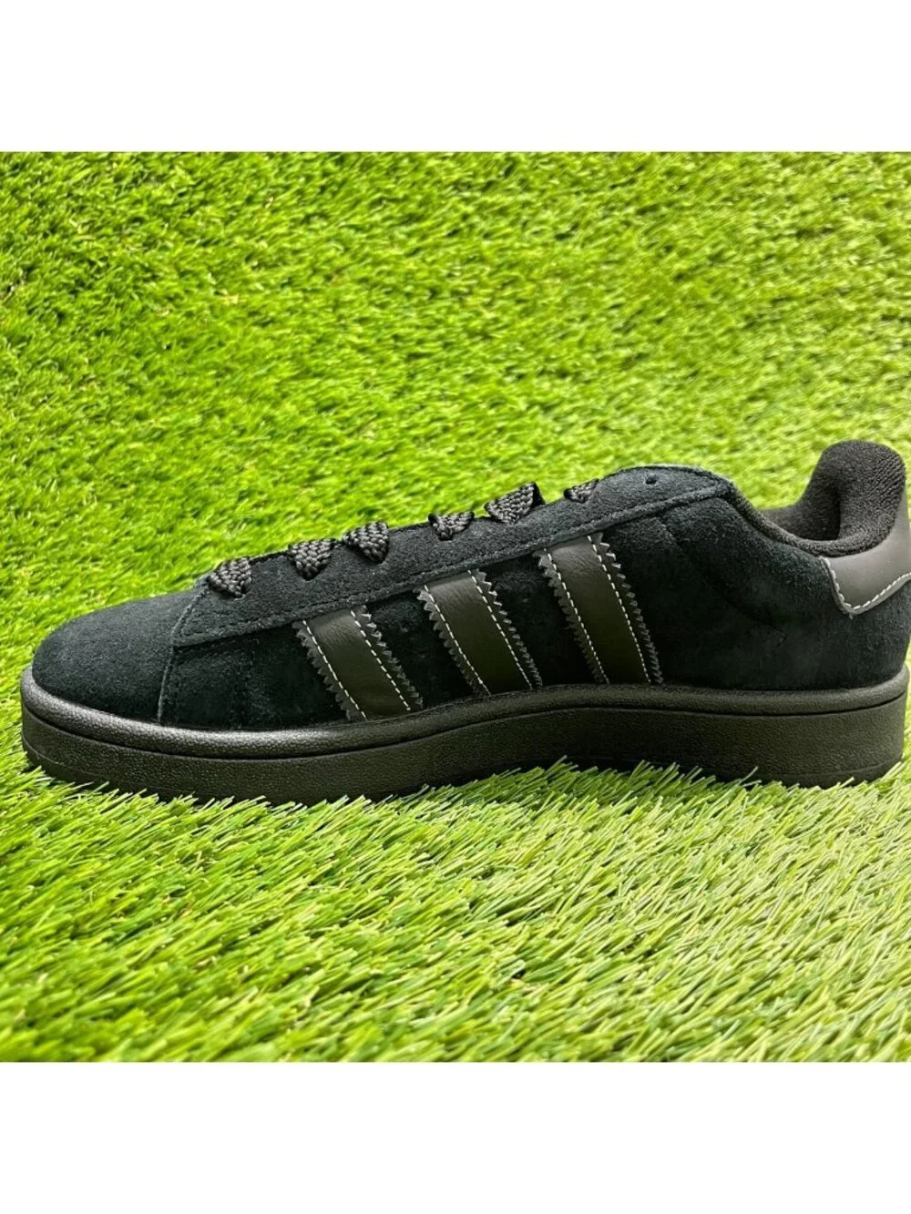 Adidas Campus 00s Mens Size 8.5 Core Black Athletic Walking Shoes Sneakers